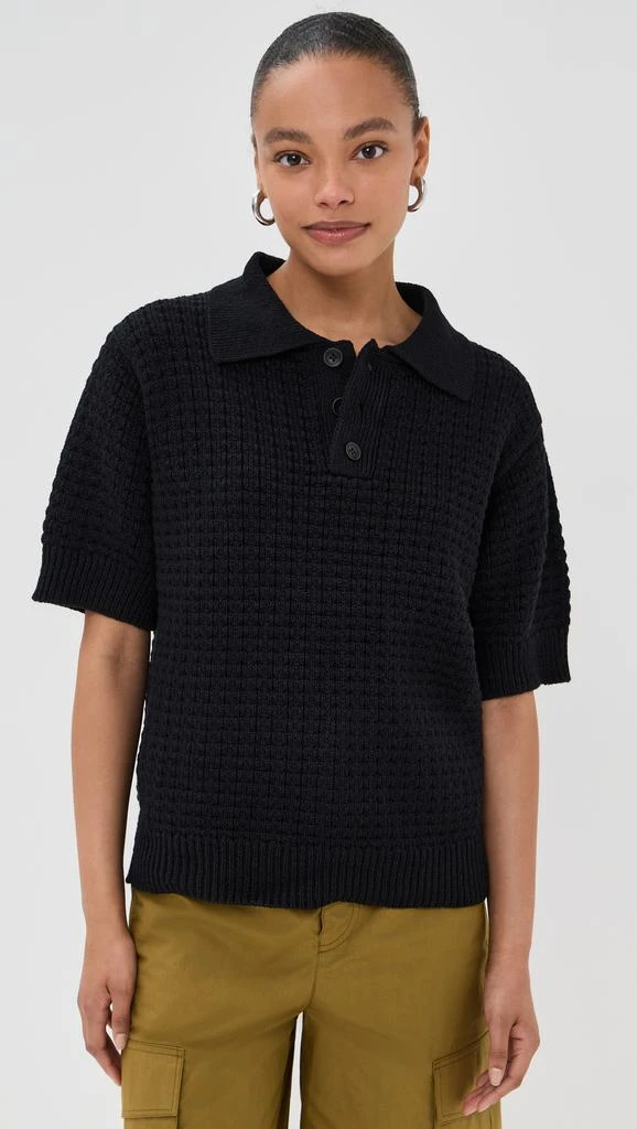 The Elder Statesman Nora Lite Check Unisex Polo 12