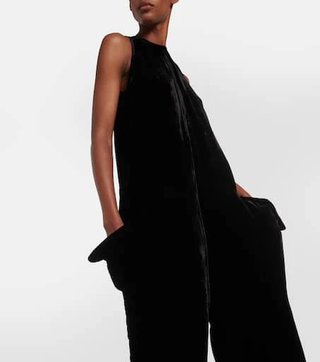 Rick Owens Senza velvet jumpsuit 5