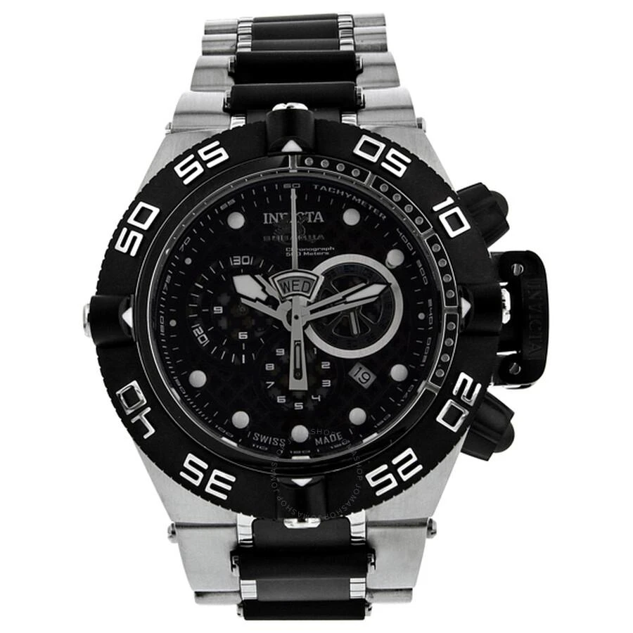 Invicta Subaqua Noma IV Chronograph Black Dial Two-Toned Stainless Steel Men's Watch 6546 1