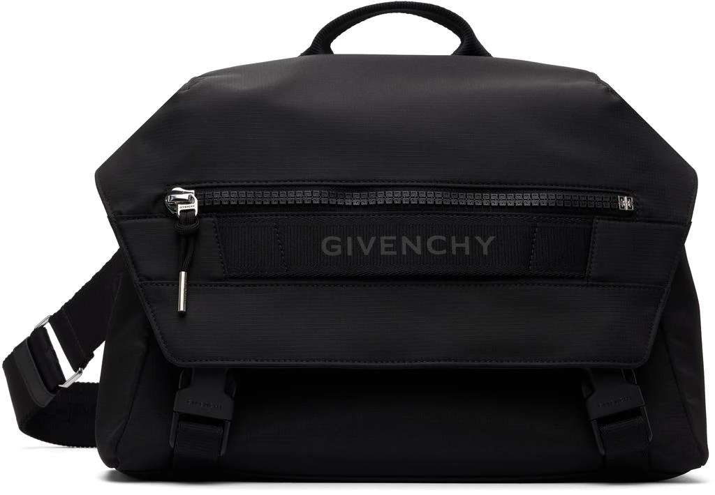 Givenchy Black G-Trek Messenger Bag 1