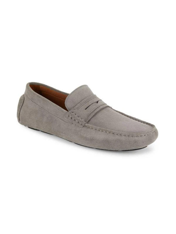 Allen Edmonds Lewis Suede Driving Penny Loafers 2