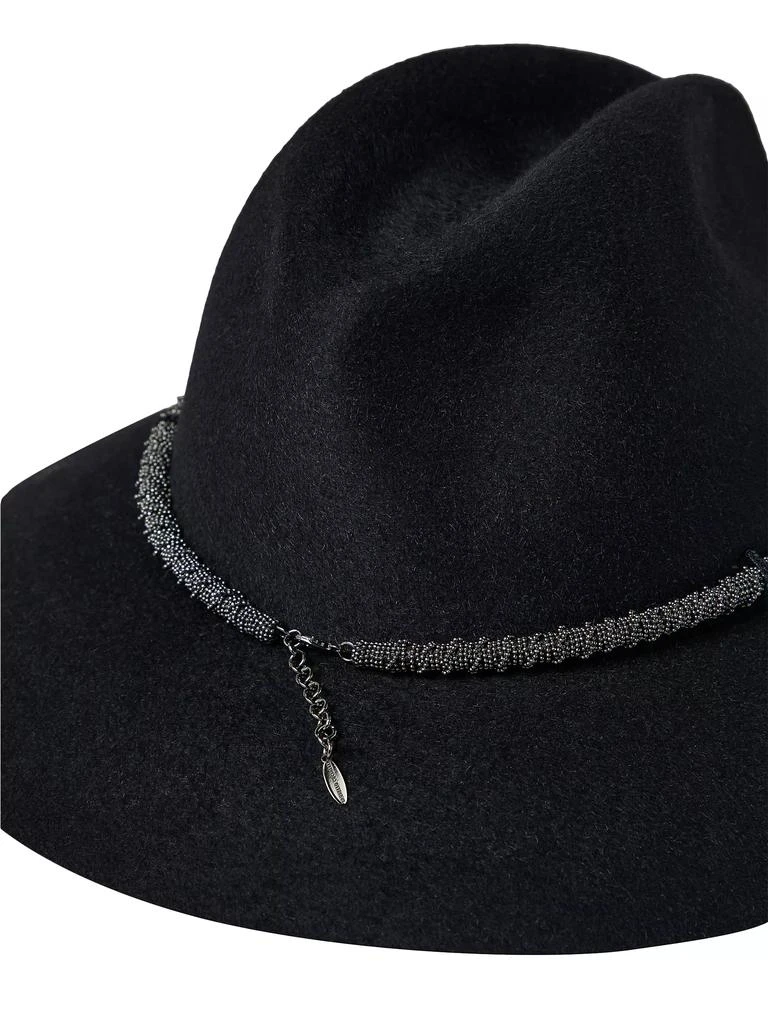 SAKS Fifth Avenue Felted Wool Braided Band Hat Brunello Cucinelli Felt Fedora with Precious Braided Band  main image 2