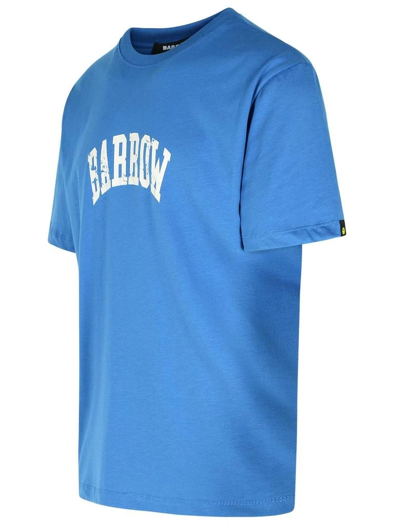 BARROW Blue Cotton T-shirt 2