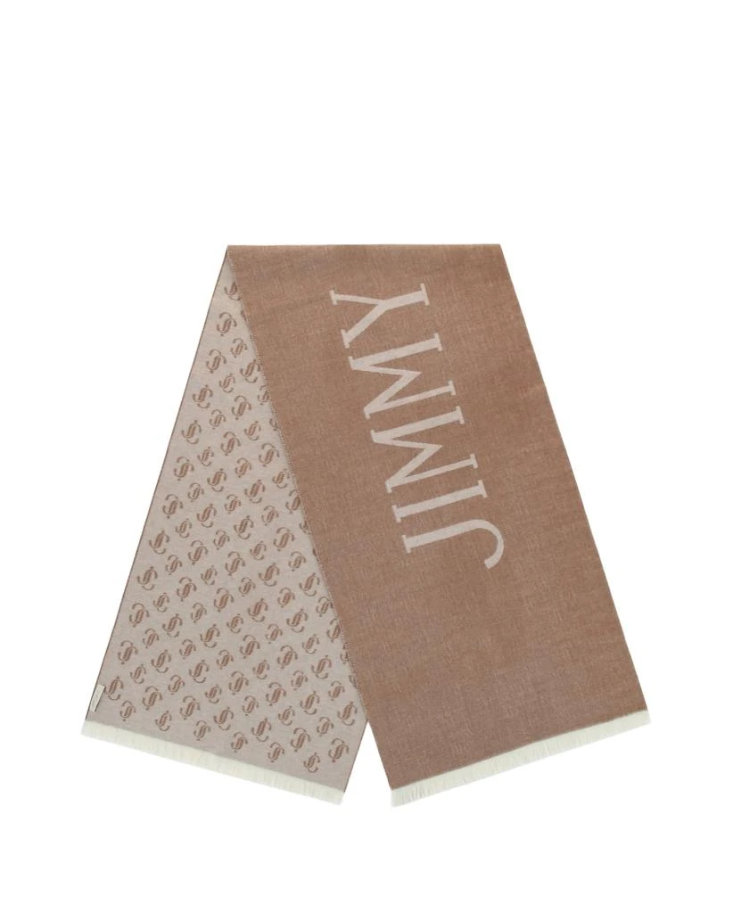 Jimmy Choo Wool Logo Scarf 2