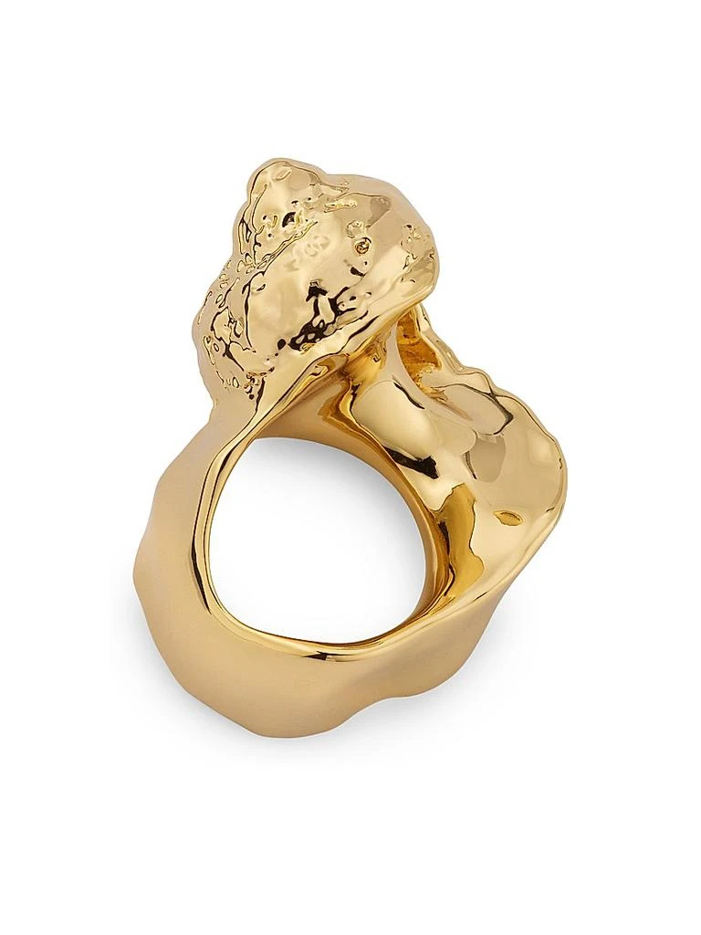 Demarson Shell 12K-Gold-Plated Ring 3