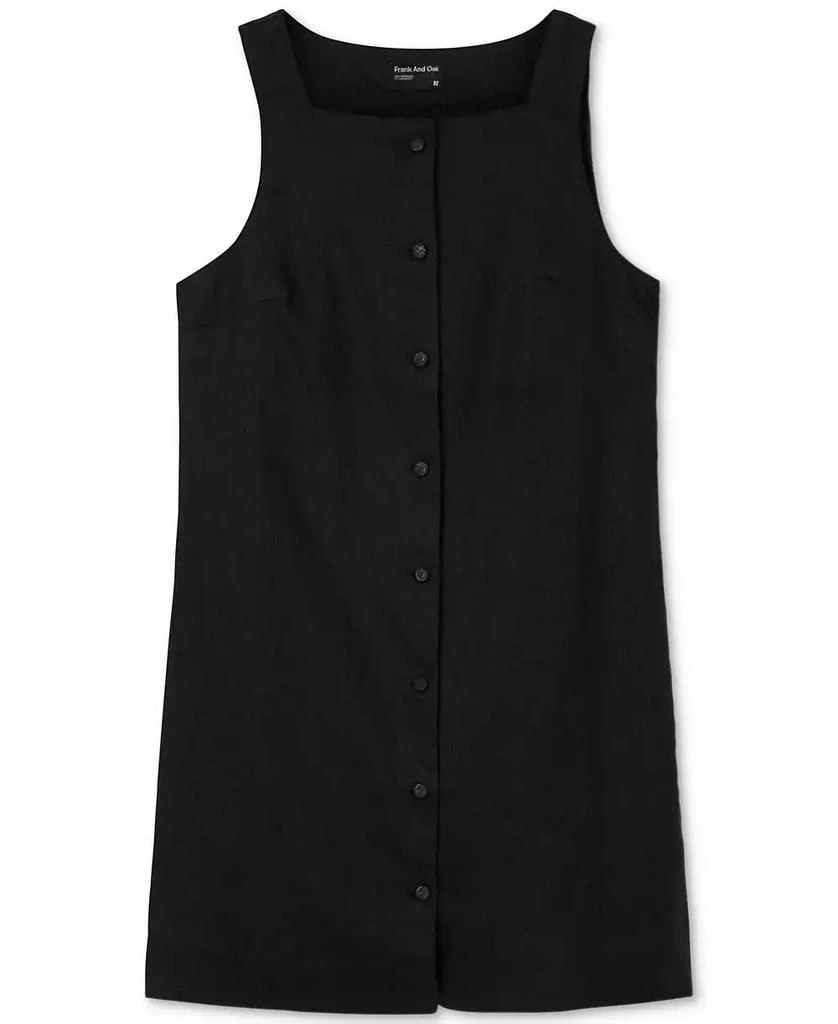 Frank And Oak Women's Linen Pinafore Dress 5