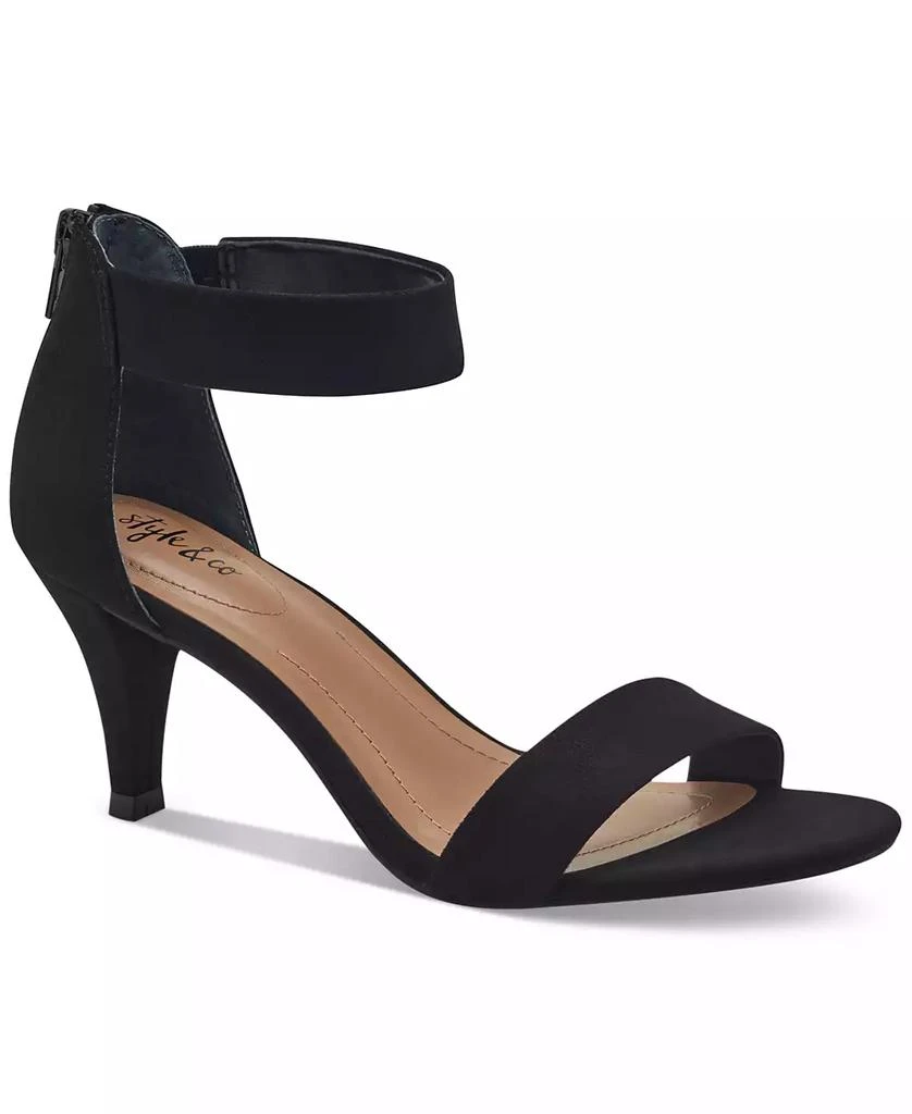 Style & Co Women's Paycee Two-Piece Mid-Heel Dress Sandals, Created for Macy's 3