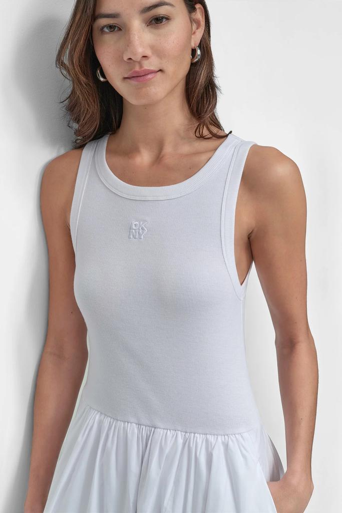 DKNY MIXED MEDIA MIDI TANK DRESS - Sleep & Underwear - Free