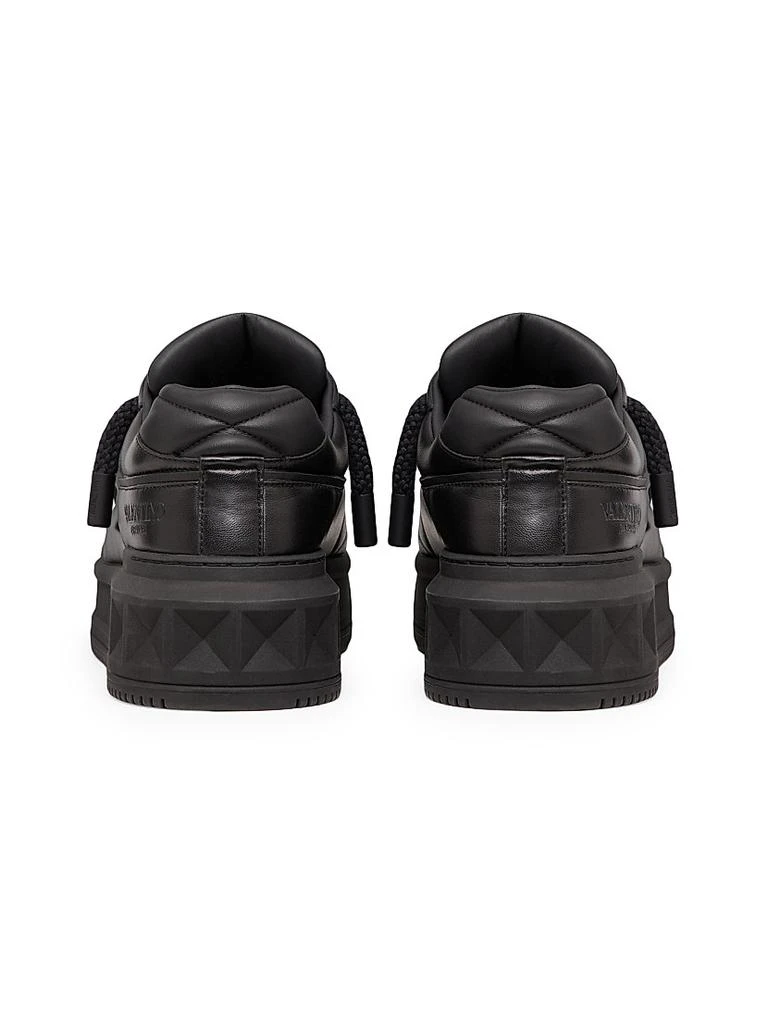 Valentino One Stud XL Nappa Leather Low Top Sneakers 3