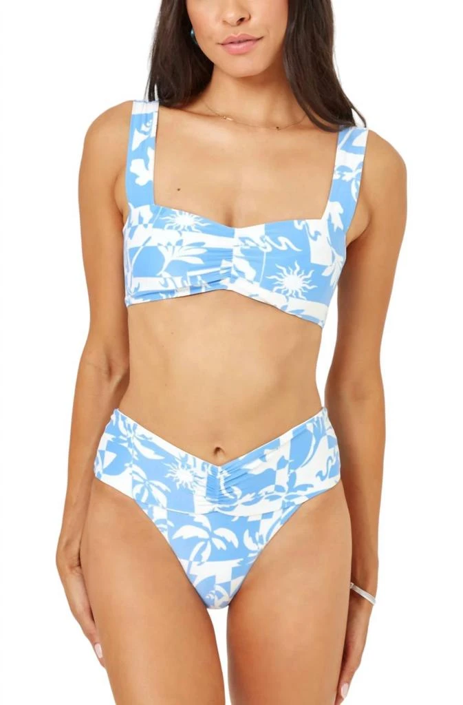 L*Space Bardot Bikini Bottom In Sunshine Express 1