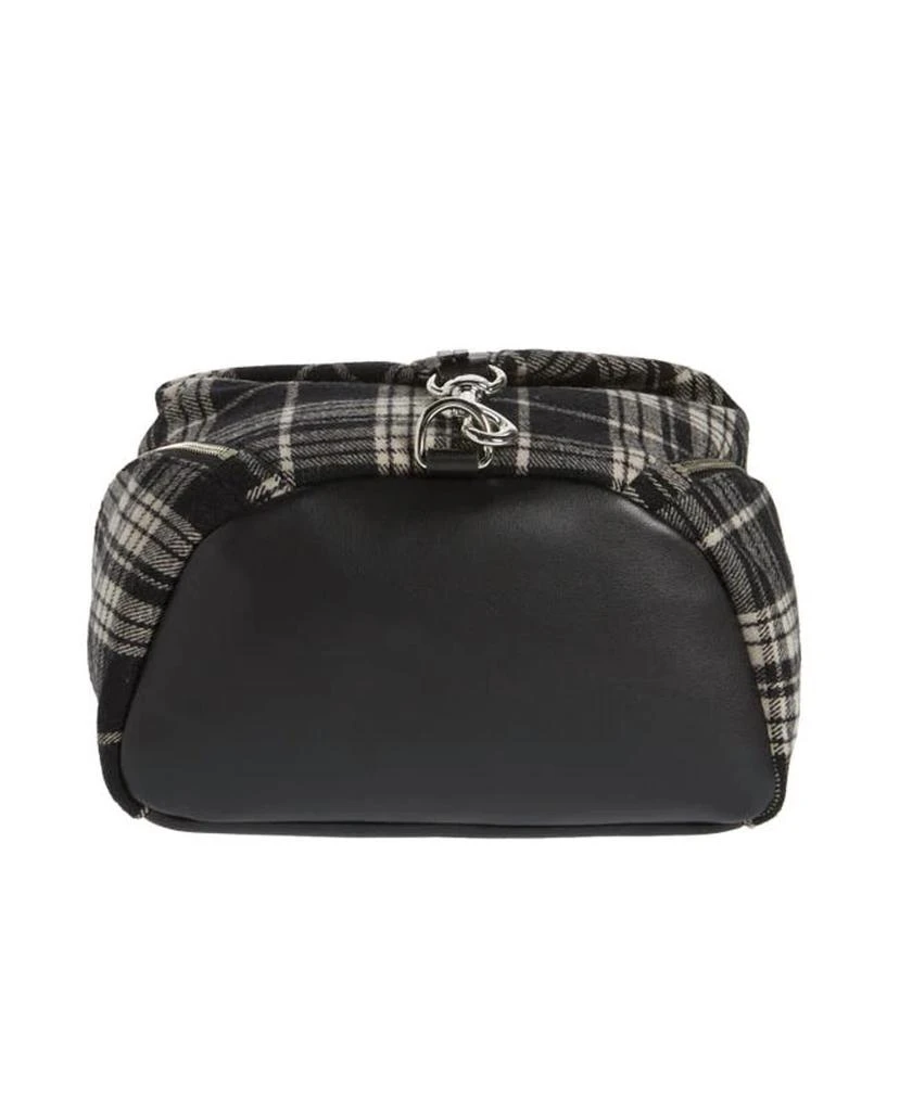 Rebecca Minkoff Julian Backpack In White/black 5