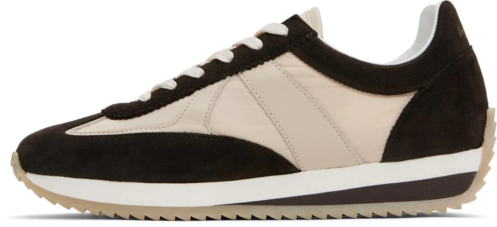 Paul Smith Brown & Beige Vignola Suede Sneakers 3