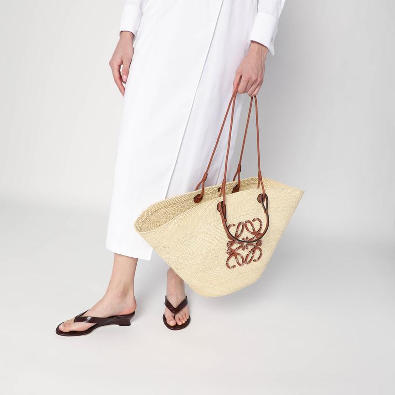Loewe Large Anagram Basket tote in Iraca Palm