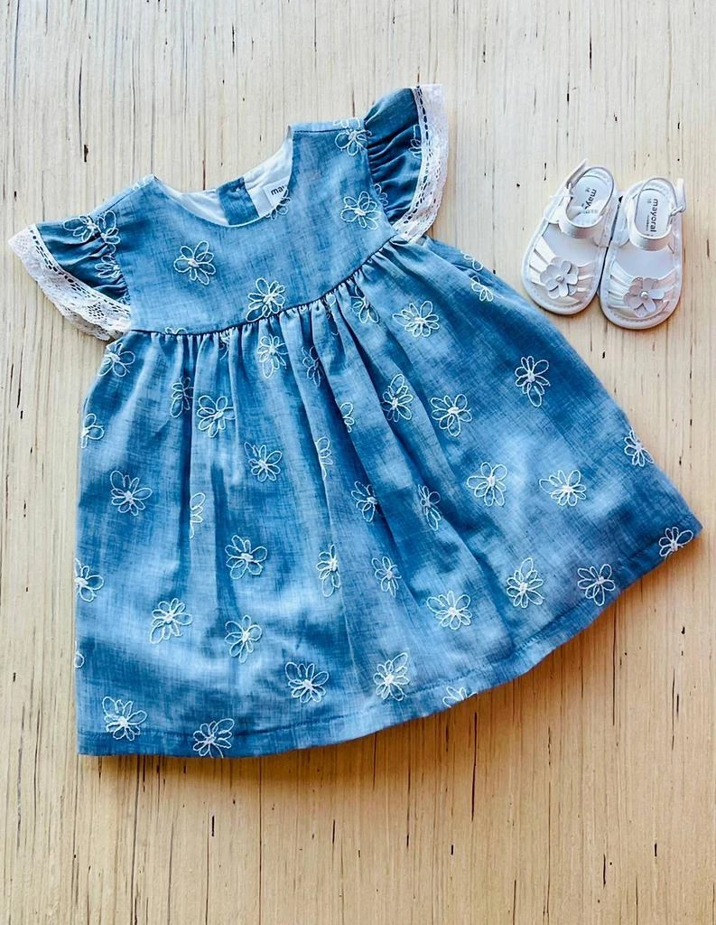 Mayoral Mayoral - Infant Embroidered Flower Dress 1