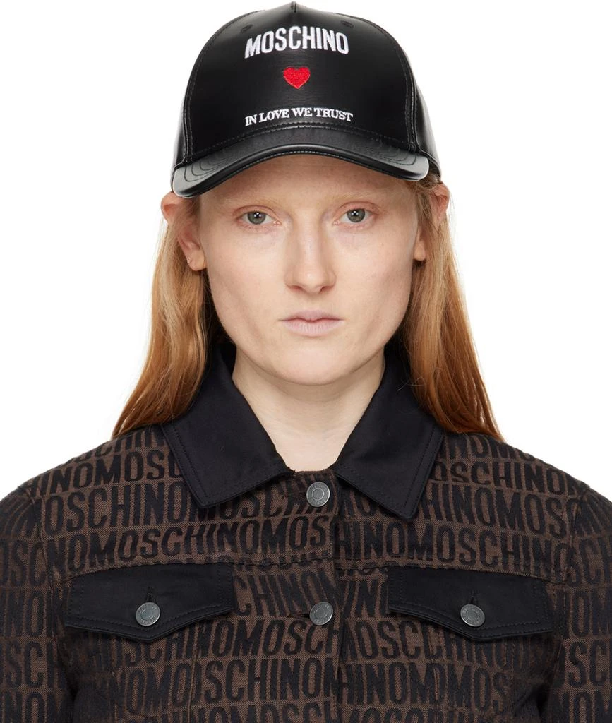 Authentic Moschino Hat Women. 100% Wool. Made in Italy. Moschino Monogram Beanie Hat Unisex Made in Italy 100% Wool  main image 3