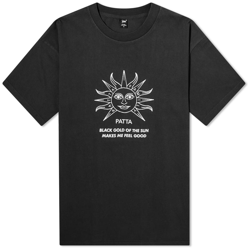 Patta Patta Black Gold Sun T-Shirt