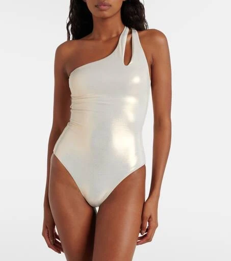 MELISSA ODABASH Jamaica metallic swimsuit 2