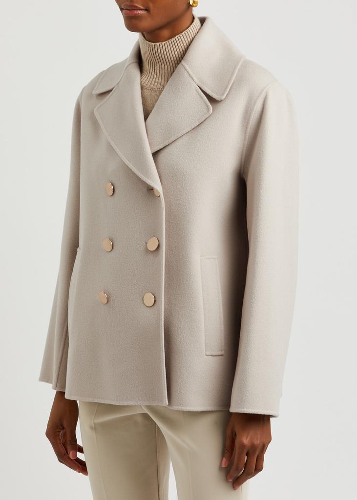 ジャケット 'S Max Mara Beige double-breasted wool coat Double-breasted wool coat, beige | 