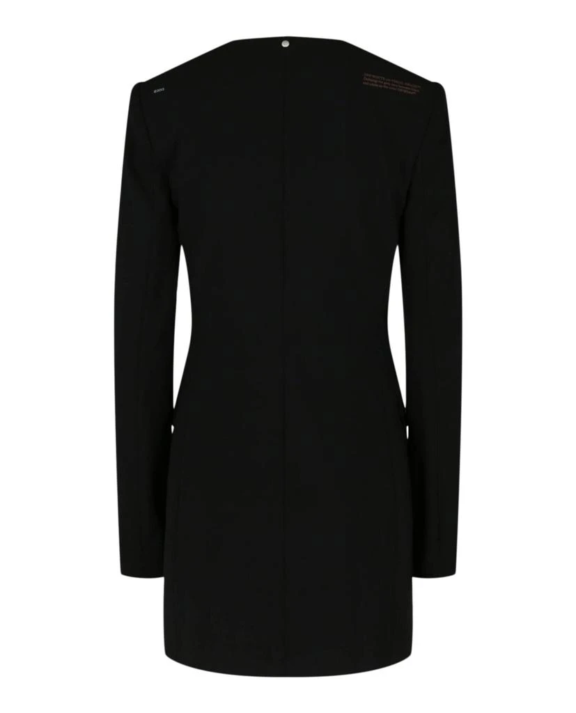 Off-White Light Wool Snap Blazer Dress 2