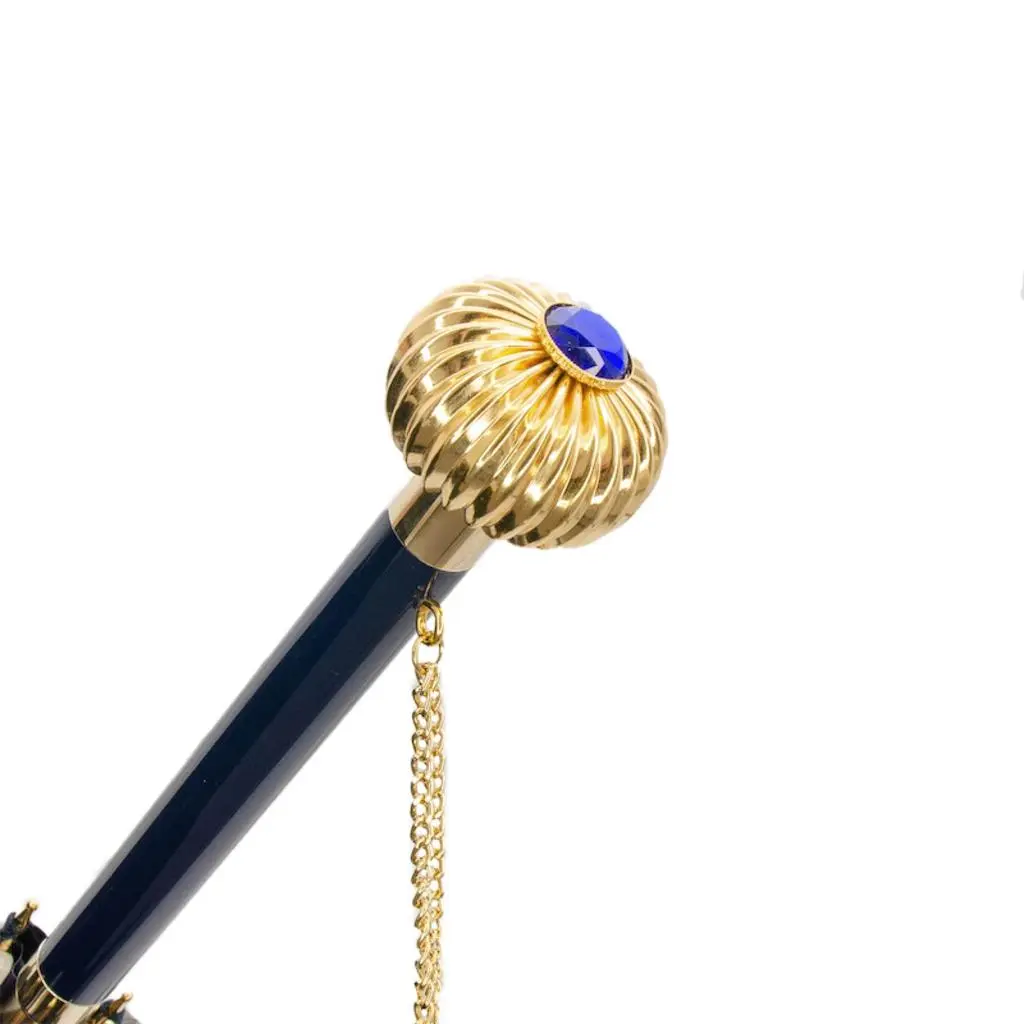 PASOTTI Pasotti - Luxury Navy Bridles Umbrella 4