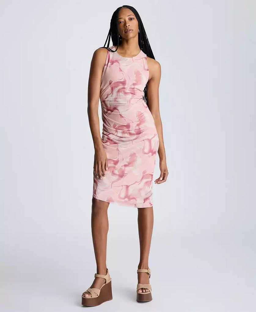 white christmas dresses Kenneth Cole Textured Satin Midi Dress main image 1