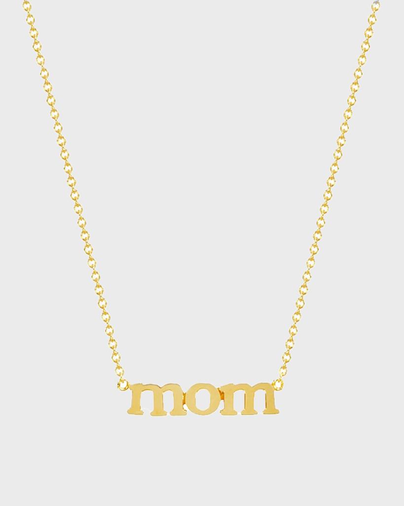 Jennifer Meyer 18k Mom Pendant Necklace