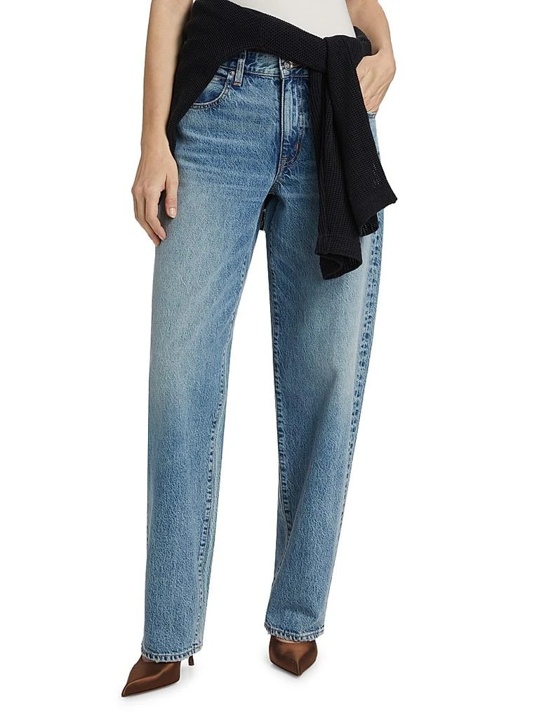 SLVRLAKE Tess Long Barrel Jeans 3