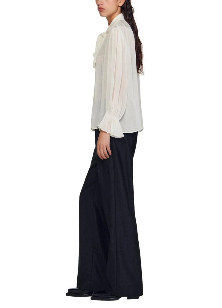 Sandro Pussy bow blouse 6