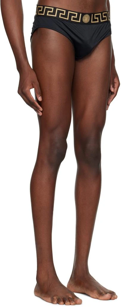 Versace Black Greca Border Swim Briefs 2