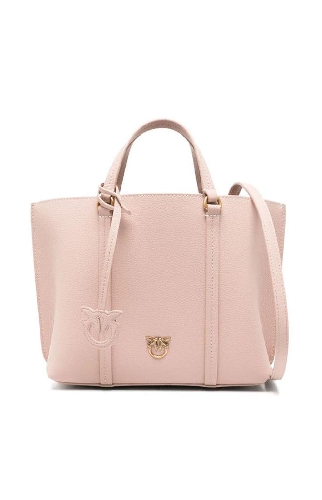 PINKO Carrie Pebbled Texture Shopper Bag