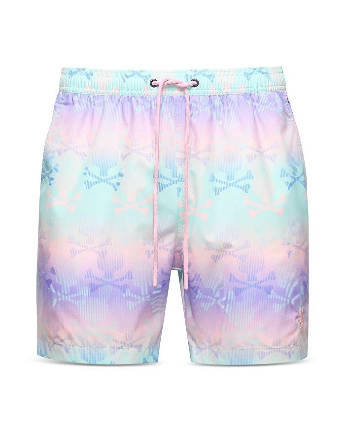 Psycho Bunny Forster Bunny Printed 5.75" Swim Trunks 7