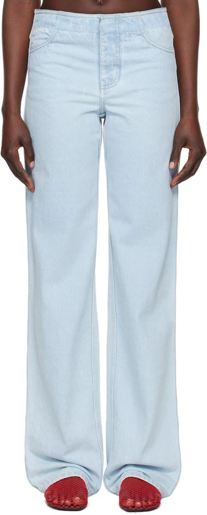 Christopher Esber Blue Deconstruct Jeans 1