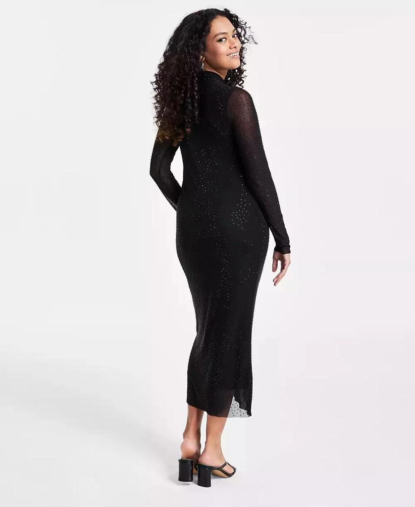 Bar III Petite Studded Mesh Midi Dress, Created for Macy's 2