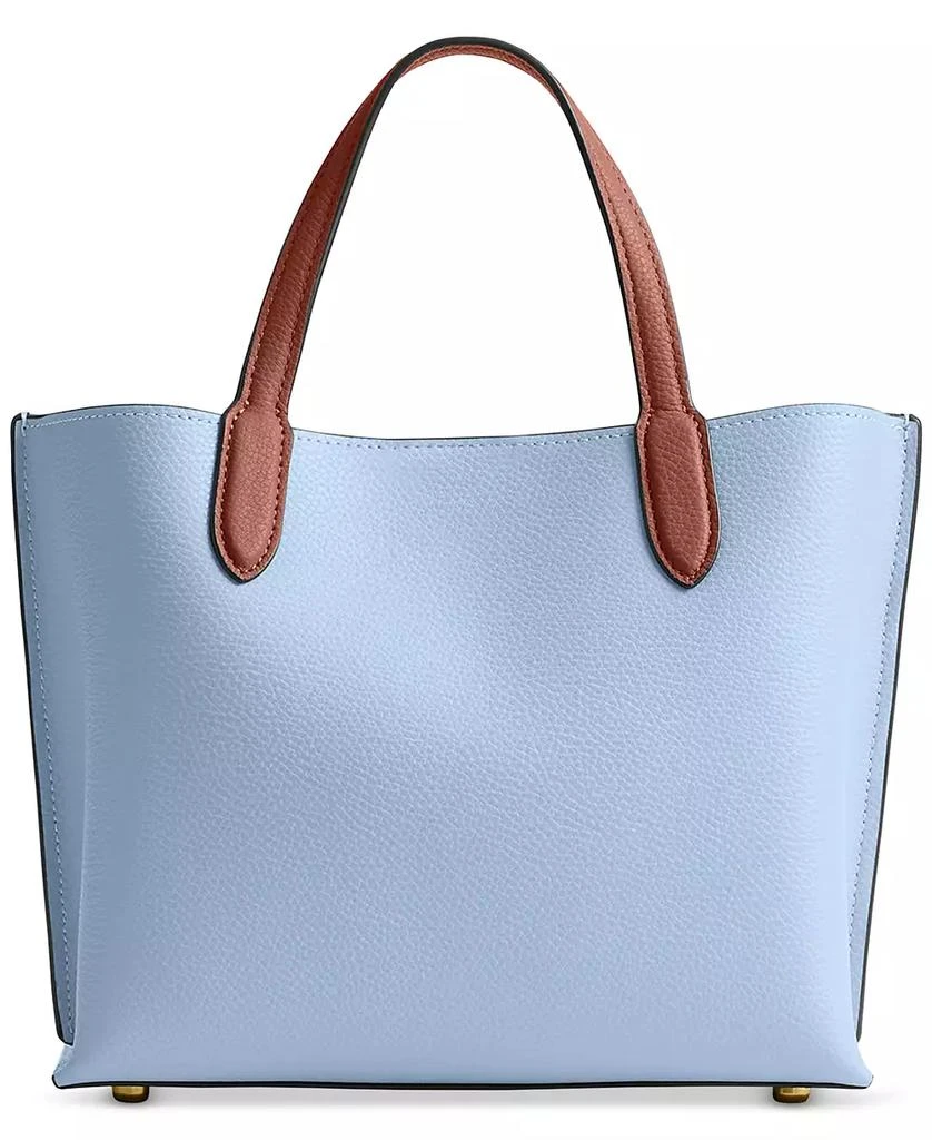 Coach Polished Pebble Leather Willow Tote 24 with Convertible Straps 4
