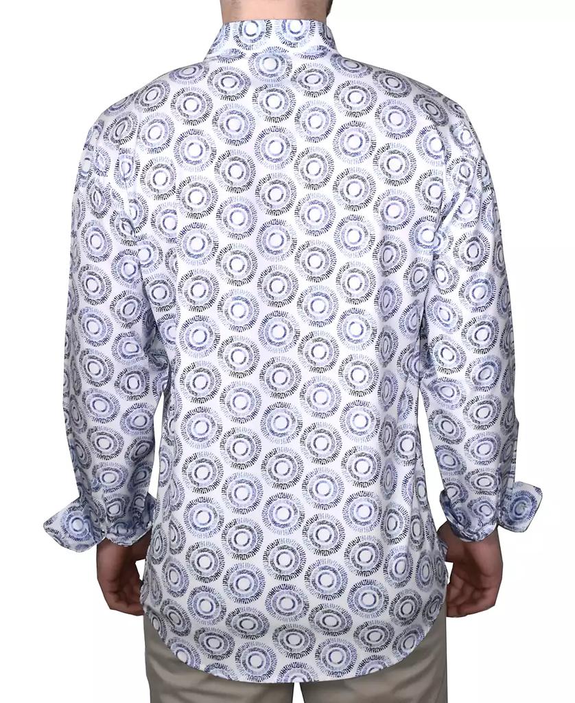 Vintage 1946 Men's Printed Long-Sleeve Woven Shirt