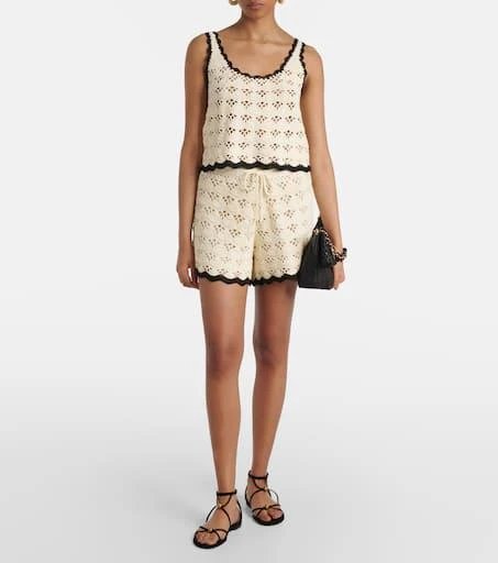 Zimmermann Rhiannon crochet cotton shorts 2