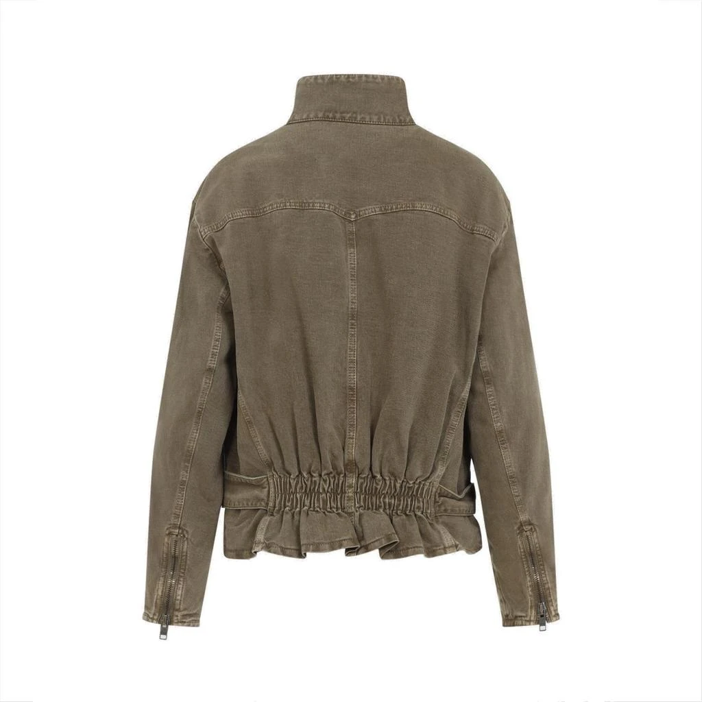 Isabel Marant Isabel Marant Celie Long Sleeved Belted Jacket 2