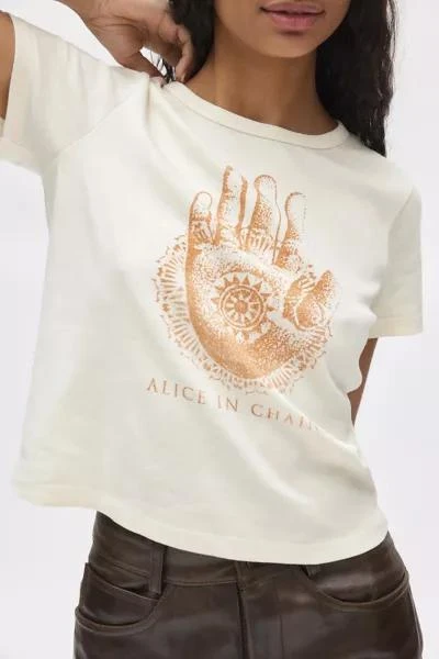 Urban Outfitters Alice In Chains Graphic Baby Tee 3