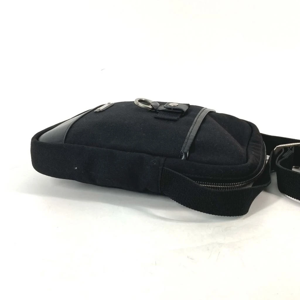 Yves Saint Laurent Leather Canvas Pochette Pouch Shoulder Bag (Pre-Owned) 4