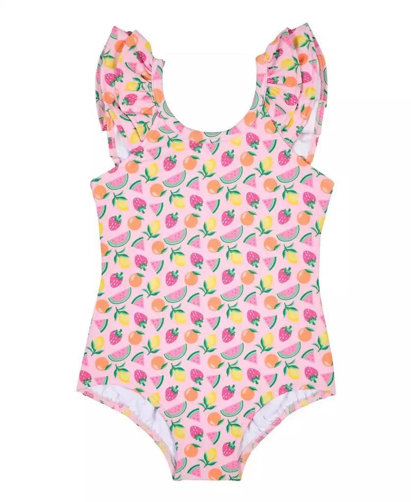 Florence Eiseman Baby Girl Fruit Print Swimsuit With Ruffles
