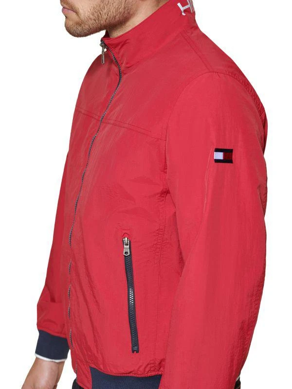 Tommy Hilfiger Mock Turtleneck Bomber Jacket 5