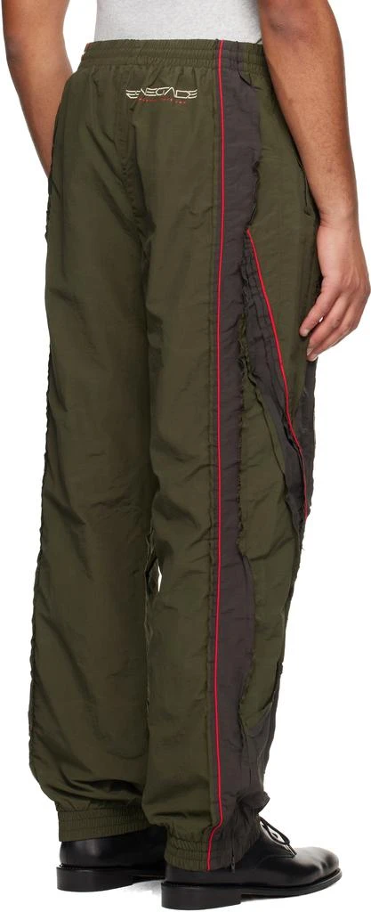Martine Rose Khaki Layered Track Pants 3