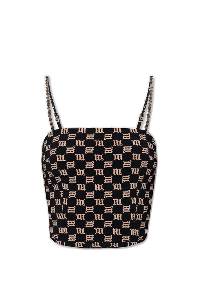 Misbhv Misbhv Monogram-Printed Sleeveless Tank Top 1