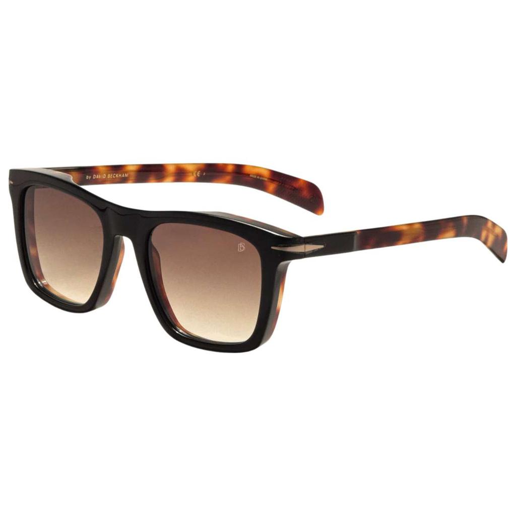 David Beckham David Beckham Men's Black Square Sunglasses