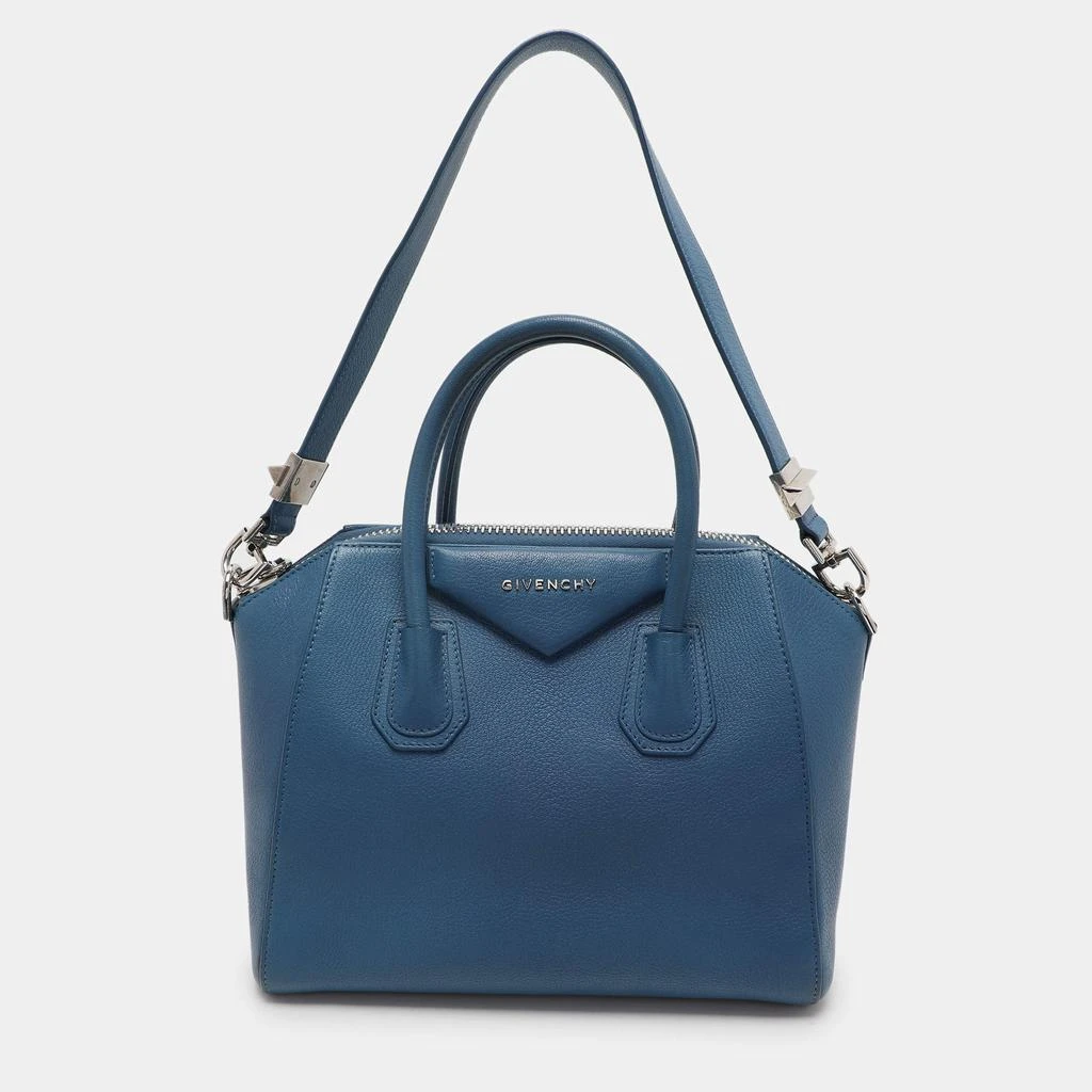 Givenchy Givenchy Blue Leather Small Antigona Satchel 1