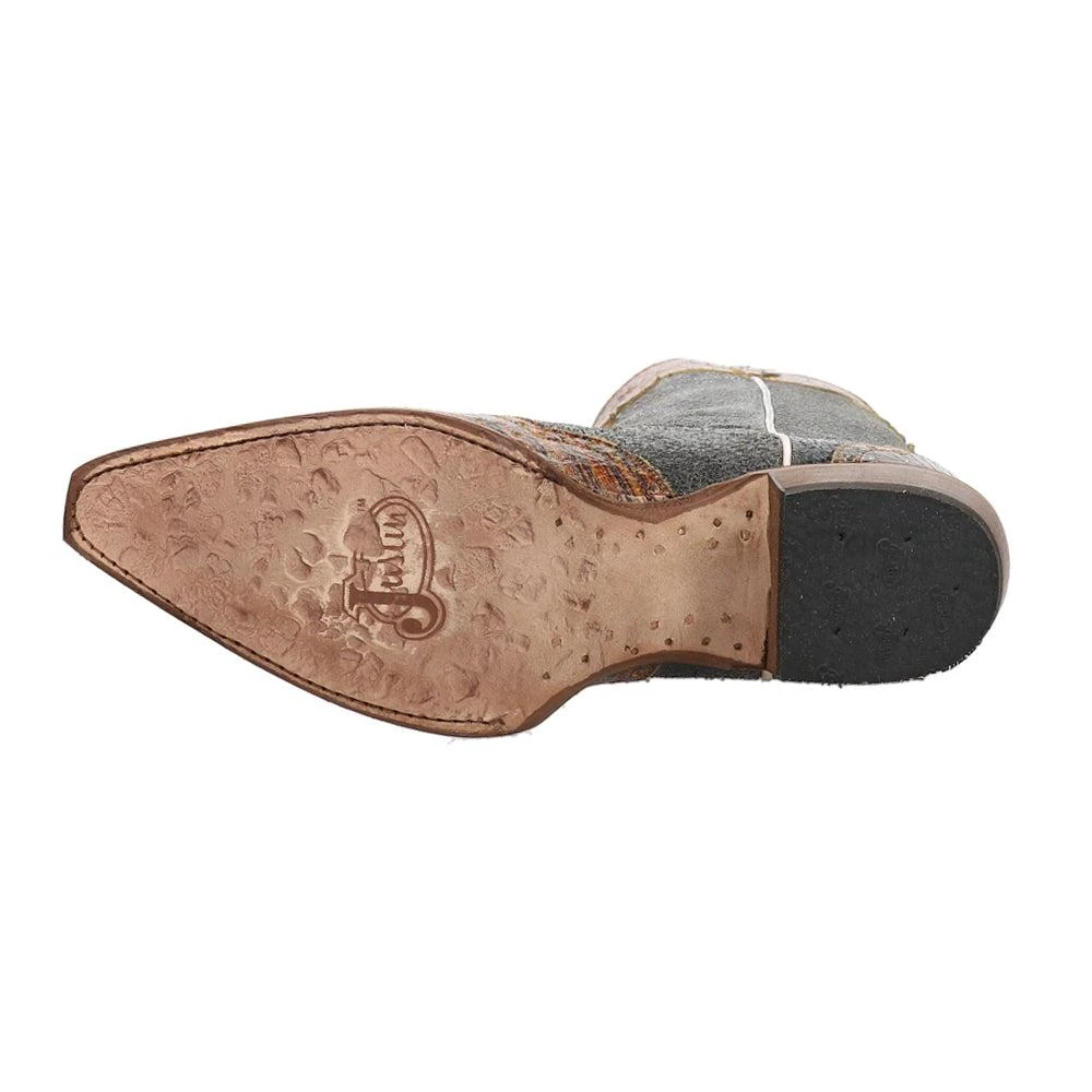 Justin Boots Vera Black Snip Toe Pull On Cowboy Boots 5