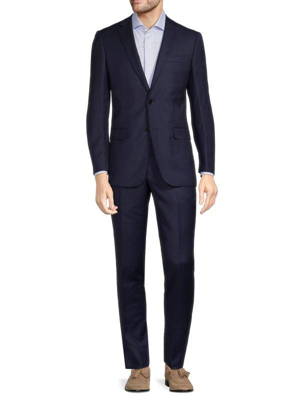 Cavalli Class by Roberto Cavalli Birdseye Wool Suit Suits Free Shipping BeyondStyle