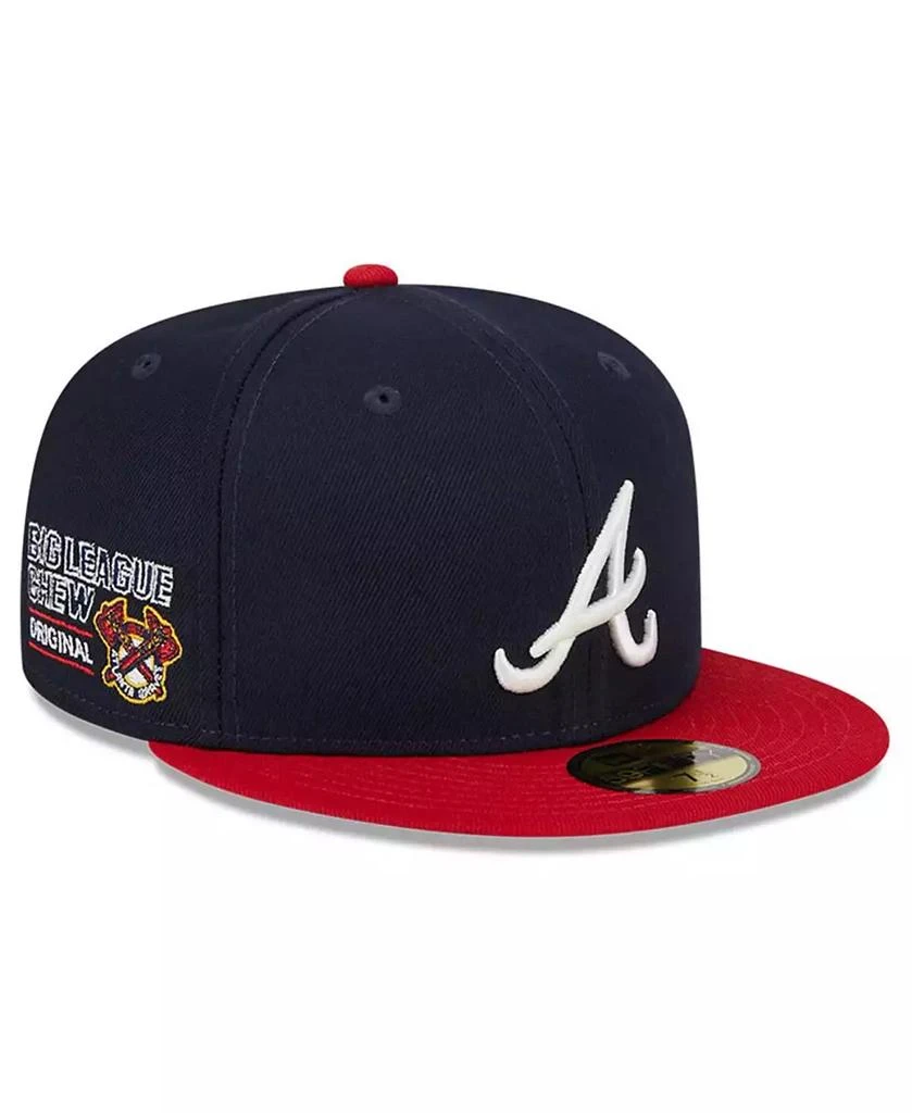 New Era Men's Navy Atlanta Braves Big League Chew Team 59FIFTY Fitted Hat 1