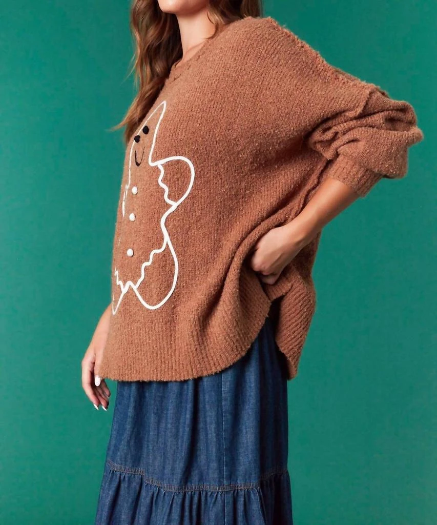 FANTASTIC FAWN Fantastic Fawn - Gingerbread Man Sweater 3