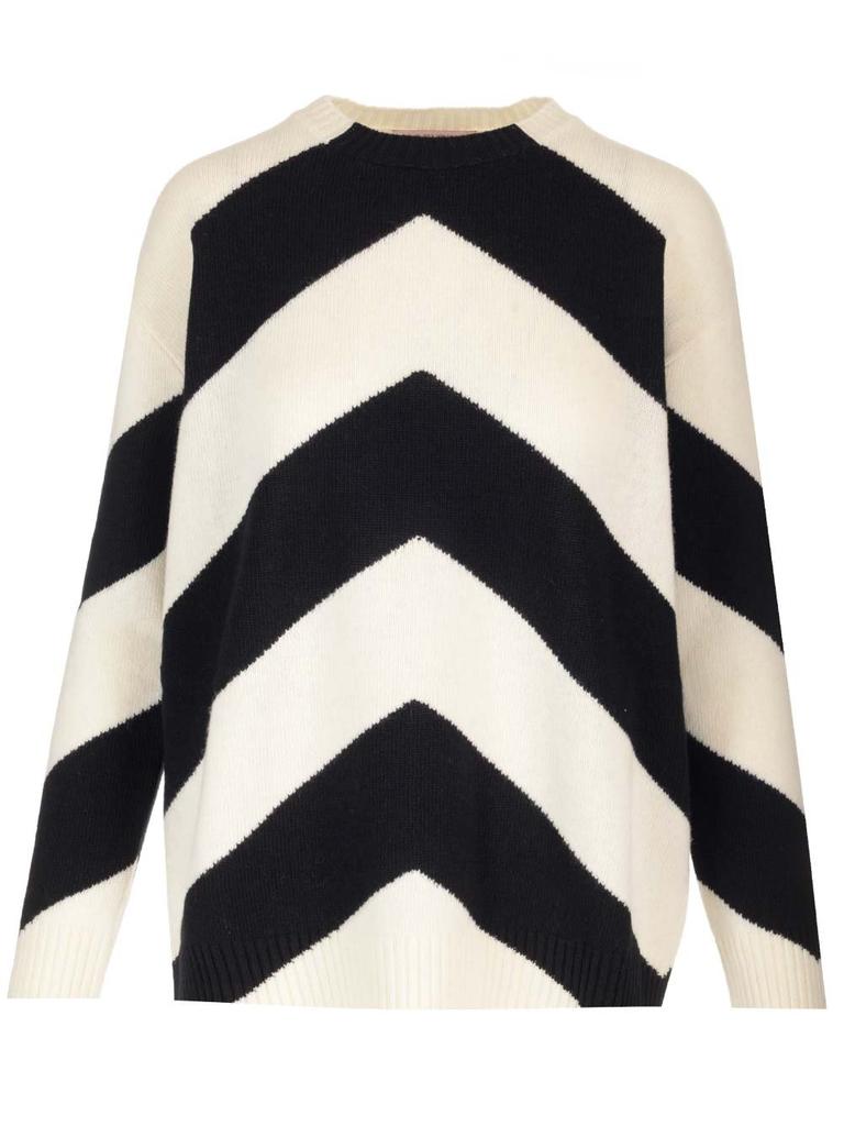 Valentino Garavani Tweed Houndstooth Wool Cape - Sweaters